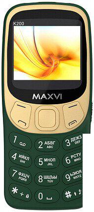 Телефон Maxvi K200 (темно-зеленый)