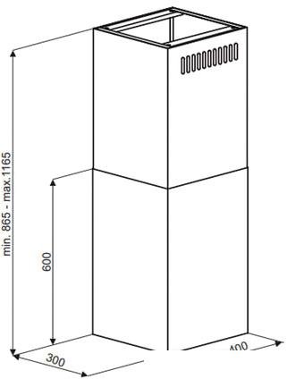 Кухонная вытяжка MAUNFELD Bath Isla 402 (нержавеющая сталь)