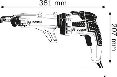 Дрель-шуруповерт Bosch GSR 6-45 TE + MA 55 Professional [0601445101]