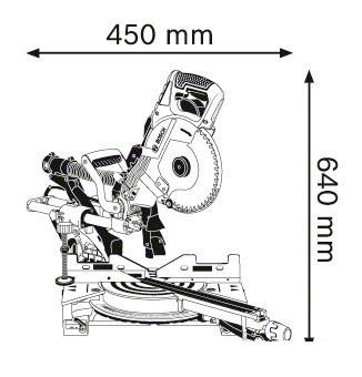 Дисковая пила Bosch GCM 8 SDE Professional [0601B19200]