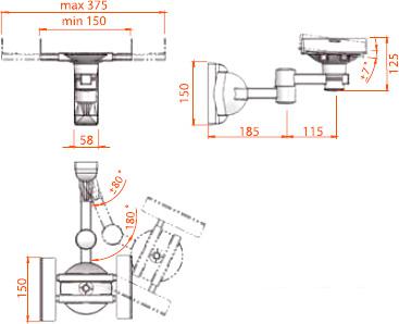 Кронштейн Electric Light КБ-01-19