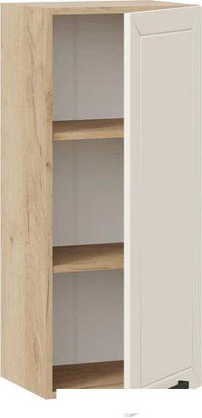 Шкаф навесной Трия Лорас 1ВВ4 с одной дверью (дуб крафт золотой/холст брюле)