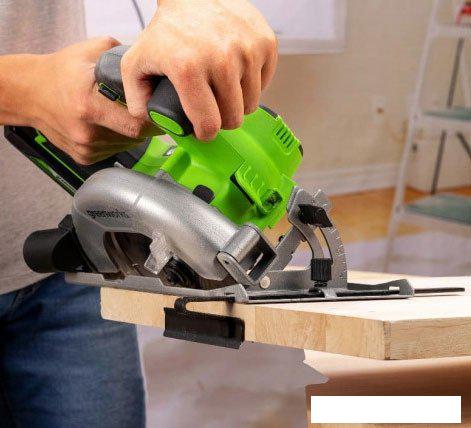 Дисковая (циркулярная) пила Greenworks GD24CS165 1501607 (без АКБ)