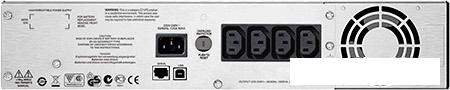 Источник бесперебойного питания APC Smart-UPS C 1500VA 2U LCD 230V (SMC1500I-2U)