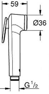 Душевая лейка Grohe Tempesta-F Trigger Spray 30 27512001