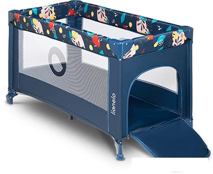 Игровой манеж Lionelo Stefi (темно-синий)