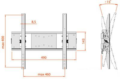 Кронштейн Electric Light КБ-01-54 (белый)