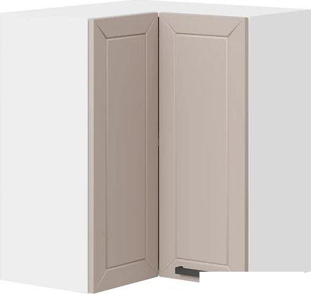 Шкаф навесной Трия Лорас 1В6УП (белый/холст латте)