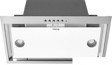 Кухонная вытяжка YOUQ Nami 1150 P 53 WH/IX (белый)