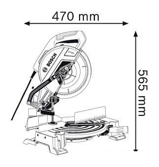 Дисковая пила Bosch GCM 10 MX Professional [0601B29021]