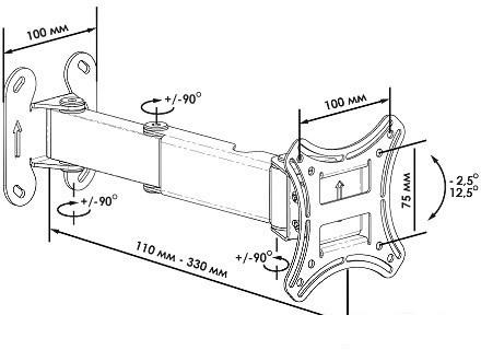 Кронштейн Trone LPS 51-10