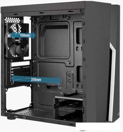 Корпус AeroCool Bolt Mini Tempered Glass