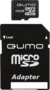 Карта памяти QUMO microSDHC (Class 10) 4GB (QM4GMICSDHC10)
