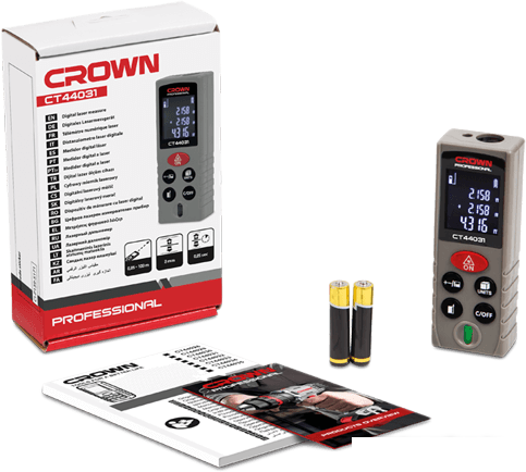 Лазерный дальномер Crown CT44031