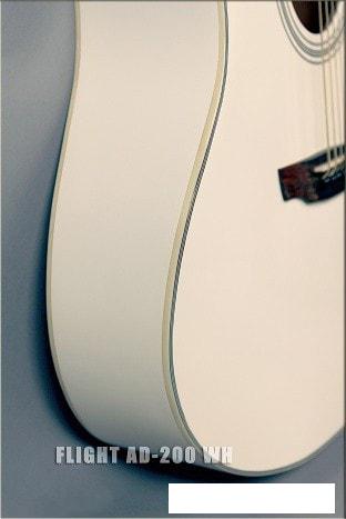 Акустическая гитара Flight AD-200 WH