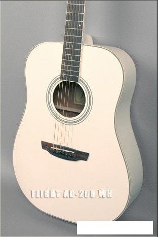 Акустическая гитара Flight AD-200 WH