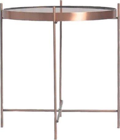 Журнальный столик Bergenson Bjorn Josen TAI-JS-TBL-MTMR-PNK-42 (розовый/медный)