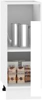 Шкаф напольный Кортекс-мебель Корнелия Лира НШ30р без столешницы (белый)