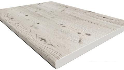 Готовая кухня Интерлиния Мила Лайт 2.4 (серебристый-бетон-бискайская сосна)