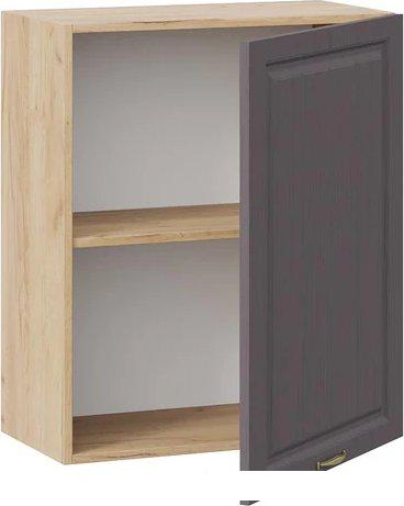 Шкаф навесной Трия Лина 1В6 с одной дверью (дуб крафт золотой/графит)