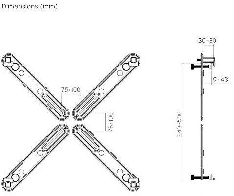Кронштейн ErgoSmart Four-Arm