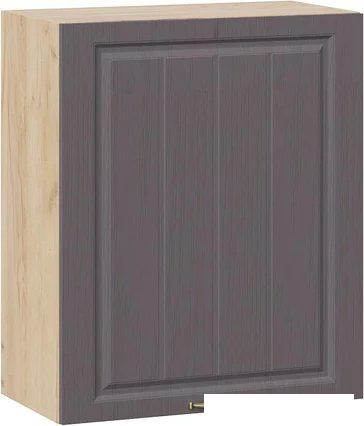 Шкаф навесной Трия Лина 1В6 с одной дверью (дуб крафт золотой/графит)