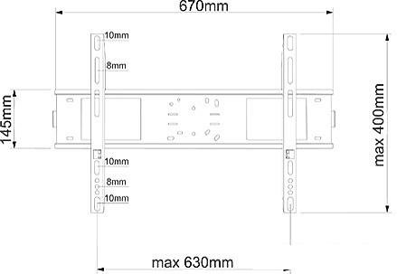 Кронштейн Electric Light КБ-01-67 (черный)