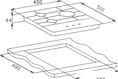 Варочная панель Weissgauff HGG 451 WFH