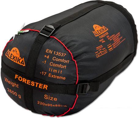 Спальный мешок AlexikA Forester (зеленый, левая молния)