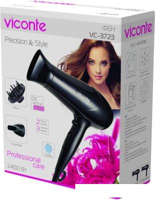 Фен Viconte VC-3723 (черный)