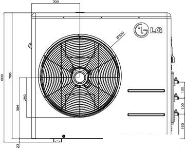 Наружный блок LG MU3M21