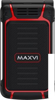 Кнопочный телефон Maxvi E10 (красный)