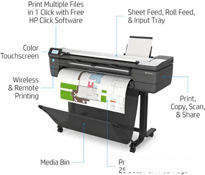 МФУ HP DesignJet T830 F9A30D