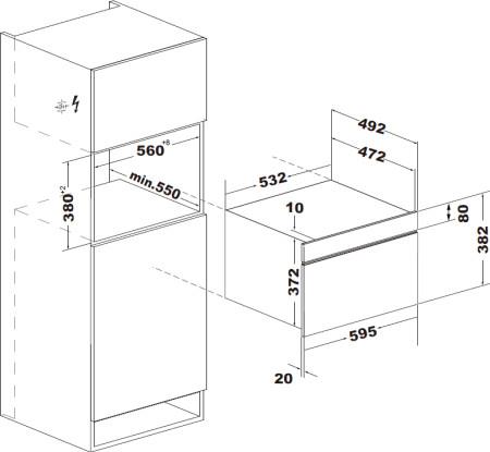 Микроволновая печь Weissgauff BMWO-341 DB Black Edition