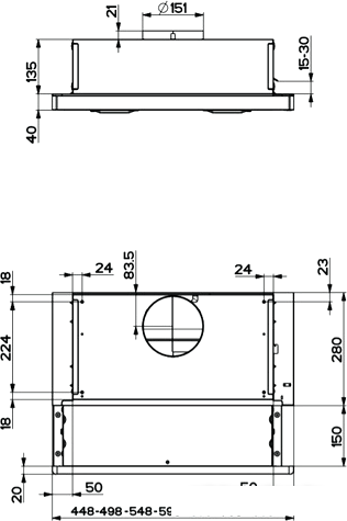Кухонная вытяжка Faber Flox WH A45 315.0567.351