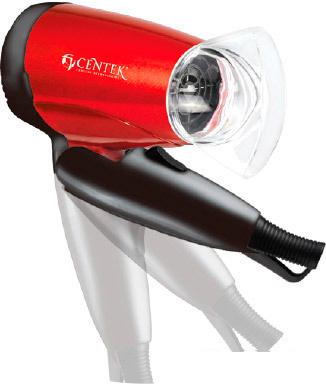 Фен CENTEK CT-2230 (красный/черный)