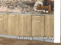 Шкаф напольный Интерлиния Компо НШ40рш1 (дуб золотой)