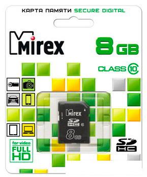 Карта памяти Mirex SDHC (Class 10) 16GB (13611-SD10CD16)