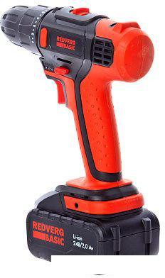 Дрель-шуруповерт RedVerg Basic SD24L/2-2 (с 2-мя АКБ)