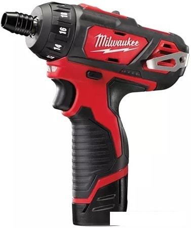 Дрель-шуруповерт Milwaukee M12 BD-202C 4933441900 (с 2-мя АКБ, кейс)