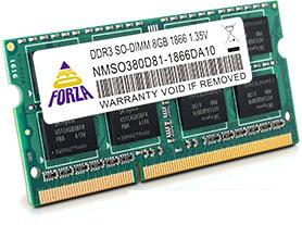 Оперативная память Neo Forza 8GB DDR3 SODIMM PC3-12800 NMSO380D81-1600DA10