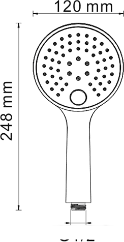 Душевая лейка Wasserkraft A060