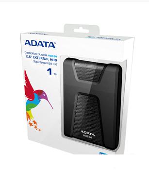 Внешний жесткий диск A-Data DashDrive Durable HD650 1TB (AHD650-1TU3-CBK)
