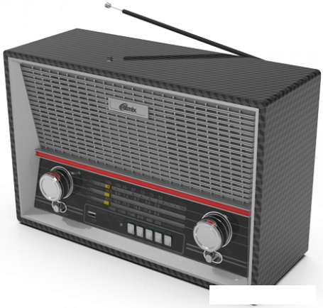 Радиоприемник Ritmix RPR-102 (карбон)