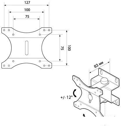 Кронштейн Trone LPS 40-10