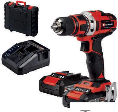 Дрель-шуруповерт Einhell TE-CD 18/40-1 Li 4513939 (с 2-мя АКБ, кейс)