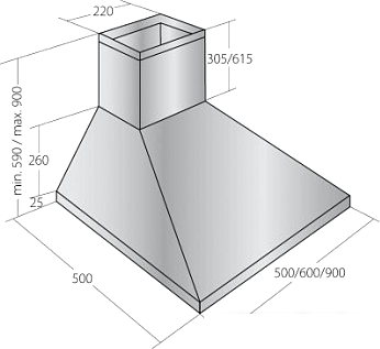 Кухонная вытяжка Akpo Classic 50 WK-4 (белый)