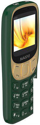 Телефон Maxvi K200 (темно-зеленый)
