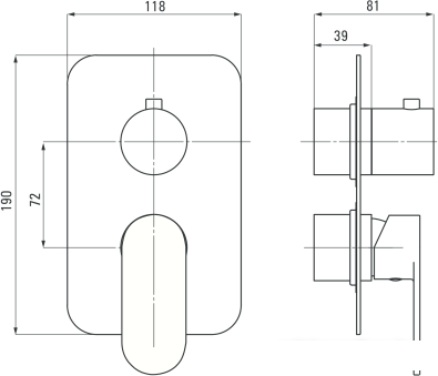 Душевая система  Deante DEANTE_002M
