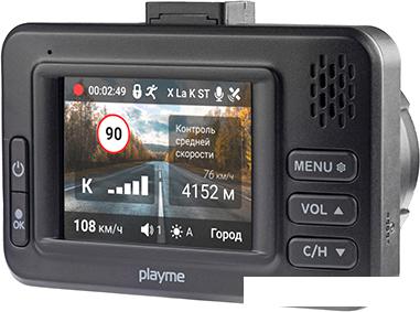Видеорегистратор-радар детектор-GPS информатор (3в1) Playme Pulse